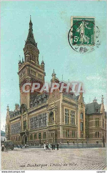 CPA Dunkerque l'hotel de ville