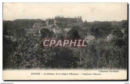 CPA Ecouen Le Chateau de la Legion d'Honneur Panorama d'Ecouen