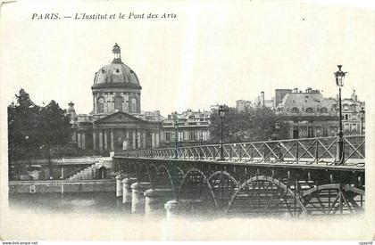 CPA Paris l'Institut et le Pont des Arts