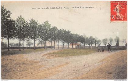 Egriselles le Bocage      89     Les promenades      (Voir  scan)