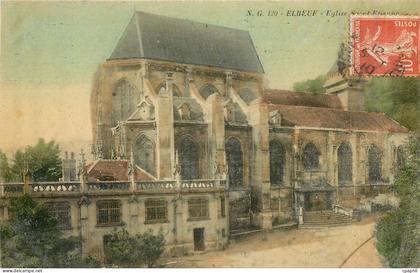 CPA Elbeuf Eglise