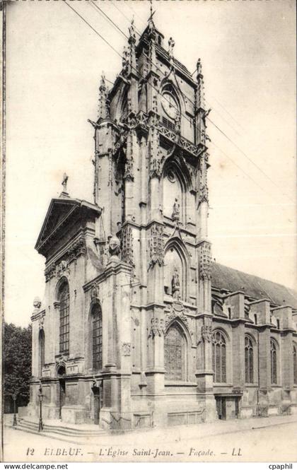 Elbeuf - L'Eglise Saint Jean - CPA