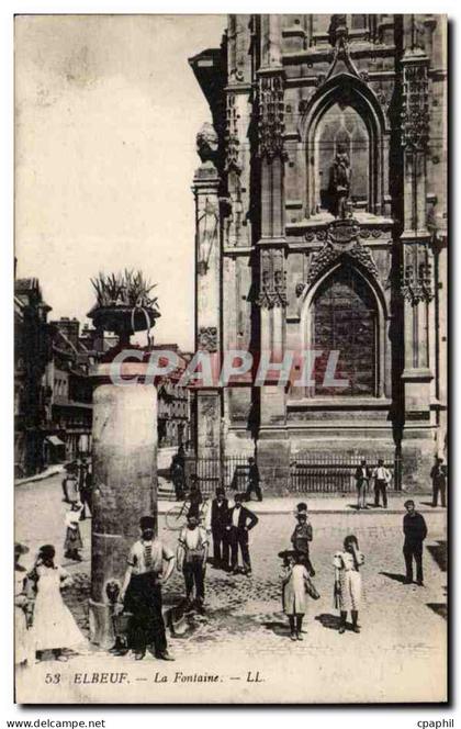 Elbeuf - La Fontaine CPA