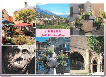 Carte Postale - 05 - Embrun - Multivues - Fontaine - Flamme Postale de Embrun - CPM - Voir Scans Recto-Verso - Poscard -