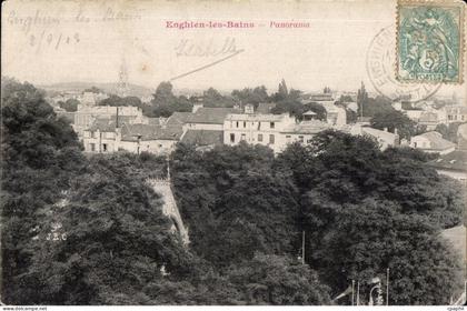 CPA Enghien Les Bains Panorama