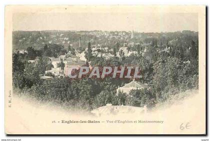 CPA Enghien les Bains Vue d'Enghien et Montmorency