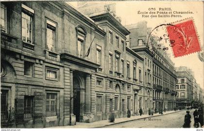 CPA PARIS 6e - Ecole des Ponts et Chaussées (77562)