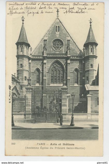 PARIS - ECOLES - ARTS ET METIERS (ancienne Église du Prieuré Saint Martin )