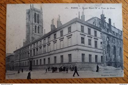 Paris - Lycée Henri IV et Tour de Clovis