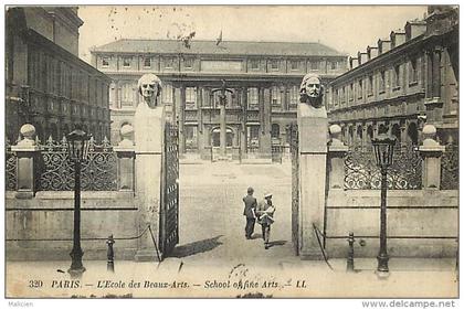 paris - ref B356 -  l ecole des beaux arts - school of fine arts -