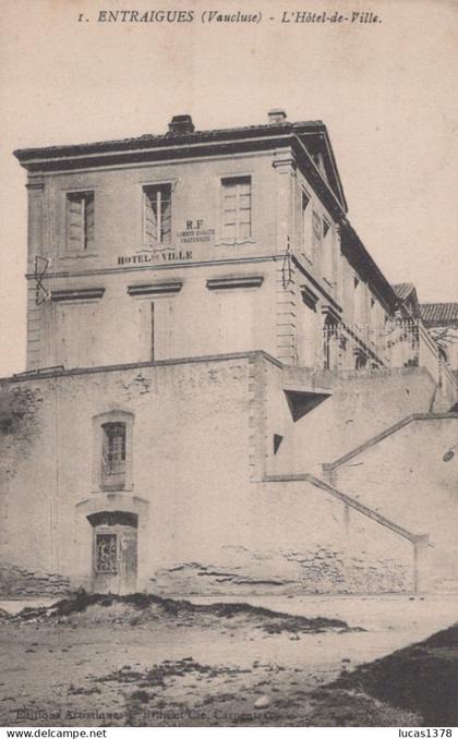 84 / ENTRAIGUES / L'HOTEL DE VILLE