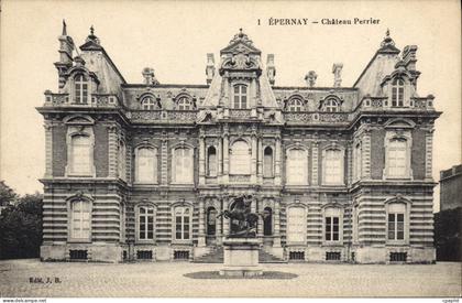 CPA Epernay Chateau Perrier