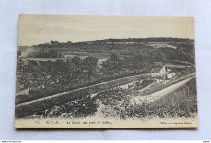 Epinal, le canal, vue prise de Golbey, Vosges 88