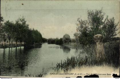 CPA Epinay sous Senart Vue De l'Yerres