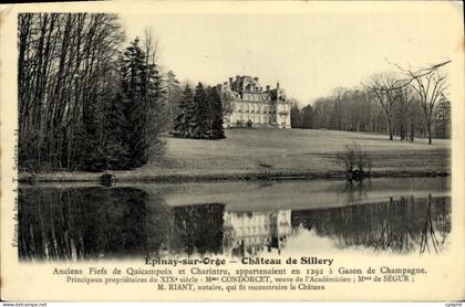CPA Epinay Sur Orge Chateau De Sillery
