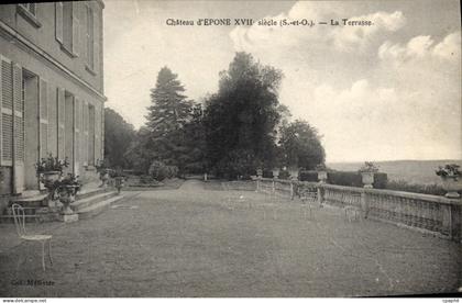 CPA Epone Chateau d'Epone XVII siecle (S et O) La Terrasse