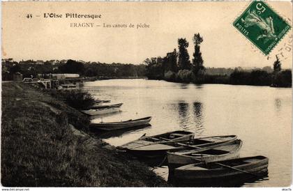 CPA Eragny Les canots de peche FRANCE (1309584)