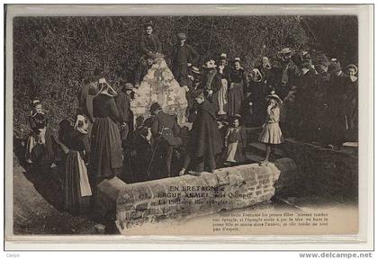 ERGUÈ-ARMEL,près Quimper - la fontaine aux épingles.