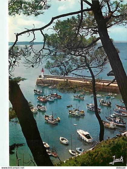 Carte Postale - 22 - Erquy - Le port vu du Noimont - Bateaux - Flamme Postale de Erquy - CPM - Voir Scans Recto-Verso -