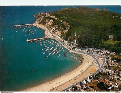 Carte Postale - 22 - Erquy - Vue Générale aérienne - Flamme Postale de Erquy - CPM - Voir Scans Recto-Verso - Poscard -