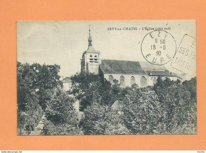 CPA   -   Ervy  le Chatel  -  L' Eglise  (côté sud )
