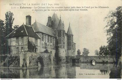 CPA Esternay Bataille de la Marne (sep 1914)