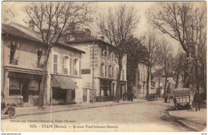 Carte Postale Ancienne de ETAIN-Avenue Prud'Homme Havette