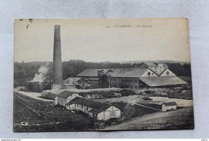Cpa 1923, Etampes, la sucrerie, Essonne 91