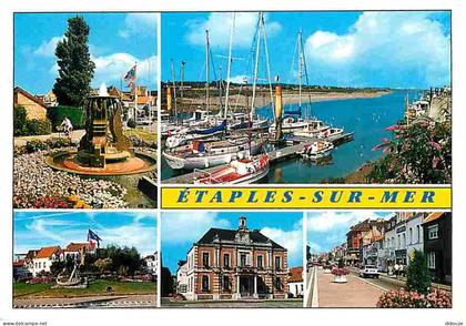 62 - Etaples sur mer - Multivues - Automobiles - Fleurs - CPM - Voir Scans Recto-Verso