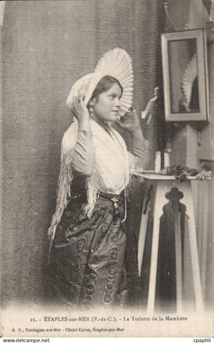 CPA Etaples sur Mer La toilette de la Matelotte