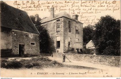 CPA Etrechy Le Roussay, L'Ancien Donjon FRANCE (1371784)