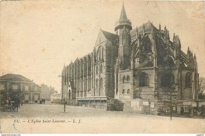 CPA L'Eglise Saint-laurent Eu