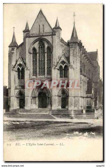 EU - Eglise Saint Laurent CPA