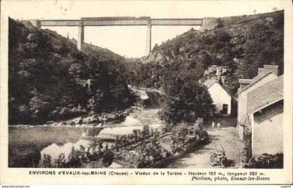 CPA Evaux Les Bains Viaduc De La Tardes
