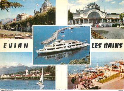 CPM Evian les Bains Hte Savoie Bateau
