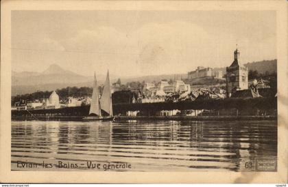 Evian les Bains CPA Vue generale