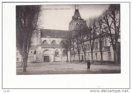 carte 1905 EVREUX EGLISE SAINT TAURIN