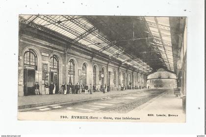 EVREUX (EURE) 790 GARE VUE INTERIEURE (ANIMATION)