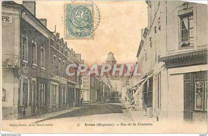CPA Evron Mayenne Rue de la Fontaine