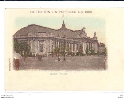 POSTAL - PARIS  - FRANCIA  - EXPOSICION UNIVERSAL DE 1900 ( EXPOSITION UNIVERSELLE DE 1900 )