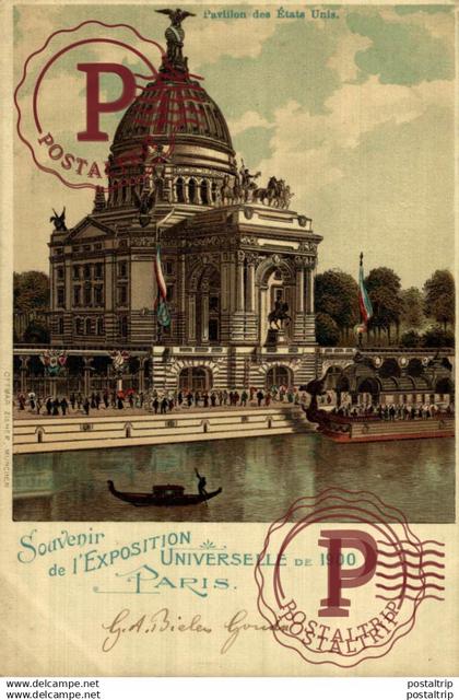 PARIS - EXPOSITION UNIVERSELLE 1900 - pavillon des Etats Unis