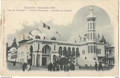 Paris - Expositions Universelle 1900 - Parc du Trocadéro - Colonies Françaises - Pavillon de l'Algérie
