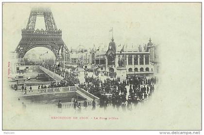 paris - ref B259 - exposition de 1900 - le pont d iena - carte bon etat -