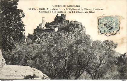 Eze CPA L'eglise et le vieux chateau