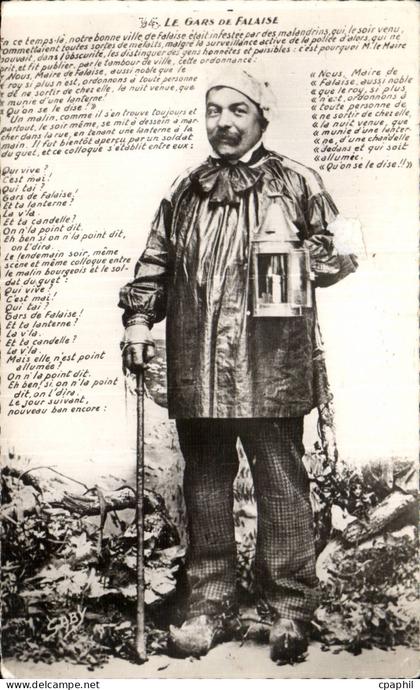 Falaise CPSM le gars de Falaise Folklore Costume