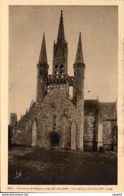 CPA Chapelle St Fiacre Pras Le Faouet