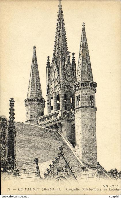 CPA Le Faouet Chapelle Saint Fiacre le Clocher