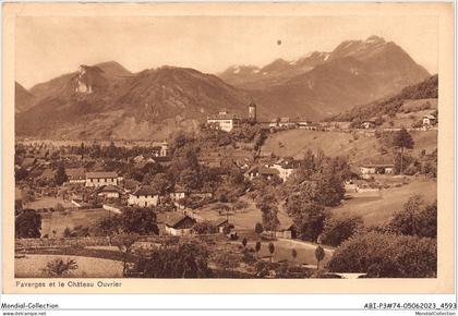 ABIP3-74-0271 - FAVERGES - Faverges Et Le Chateau Ouvrier