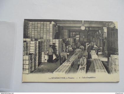 FECAMP La Bénédictine à Fécamp Salle d'Expédition Animée Carte Postale