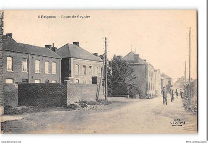CPA 59 Feignies Route de Cognies